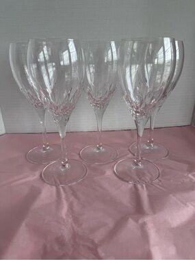 VTG Cristal D'Arques-Durand "Capella" Clear Crystal Wine Stemware Set of Five